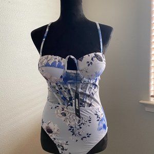 Fashion Nova Women Corset Swimsuit